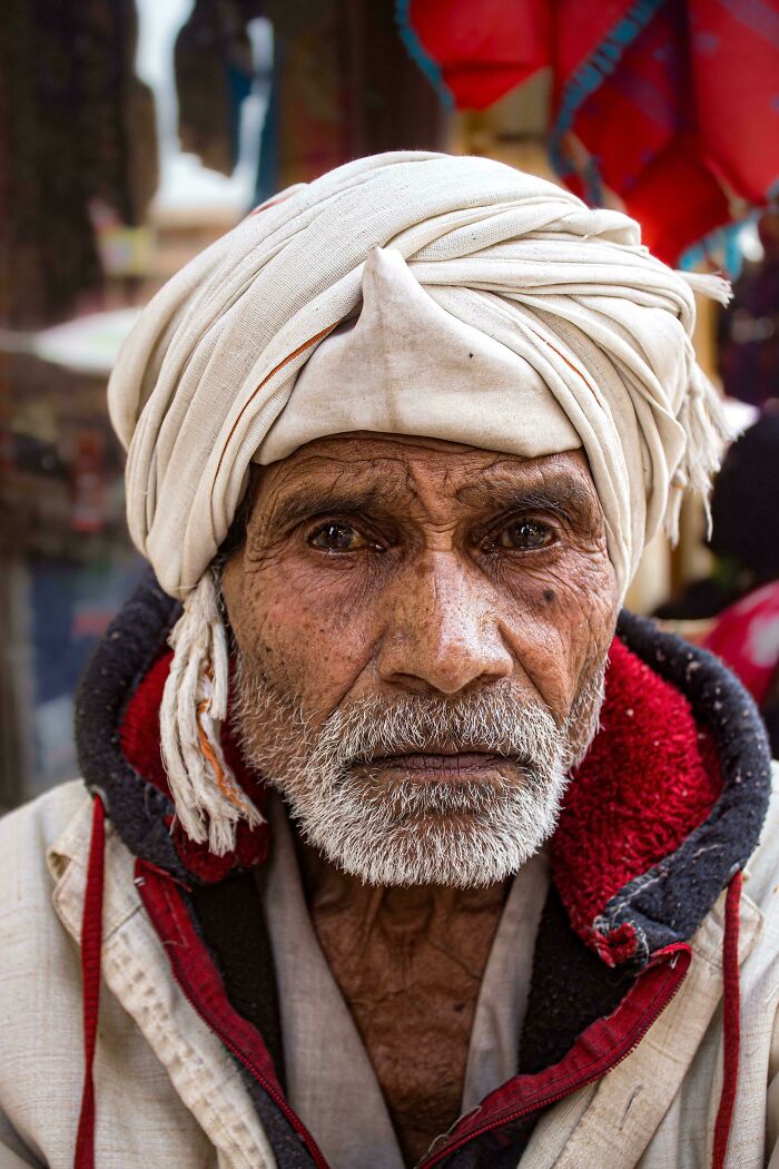 Flower Seller From India Brightening the Streets