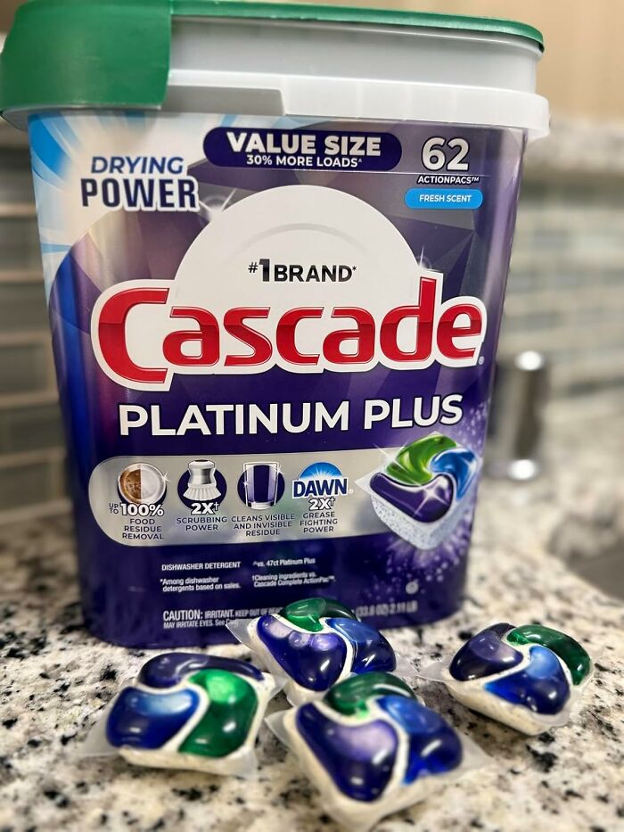 Ditch Pre-Rinsing Forever With Cascade Platinum Plus Dishwasher Pods