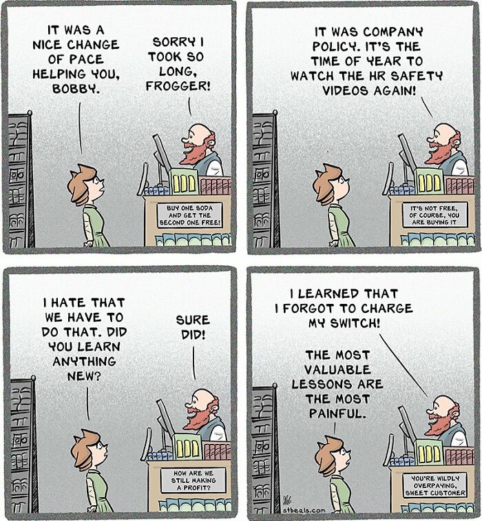 These 50 Retail Comics Are Basically Your Daily Work Struggles in Cartoon Form