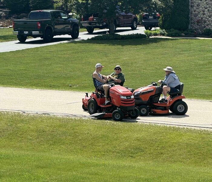 Dad’s ‘Meeting’ Took Place In The Streets, And It’s Hilarious