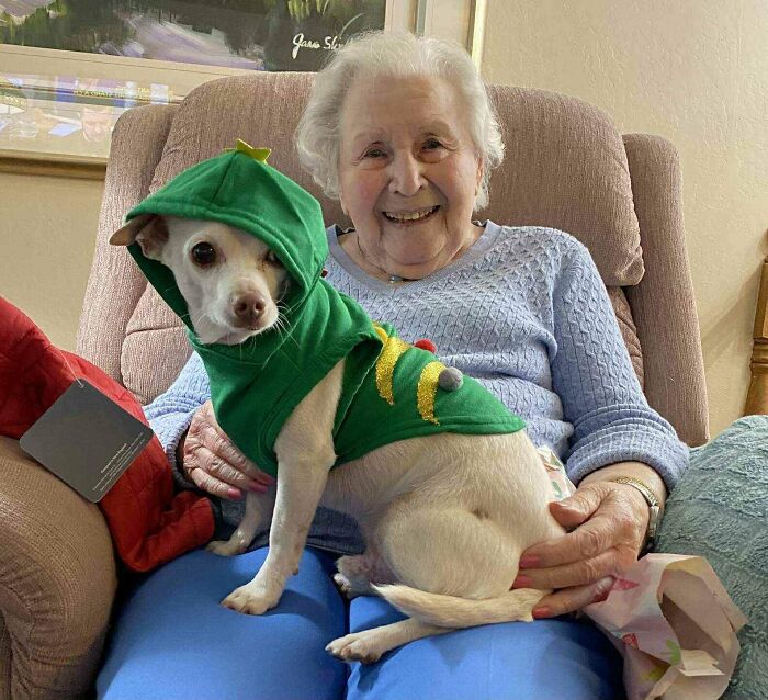 100-Year-Old Lady Adopts The Dog Everyone Passed On