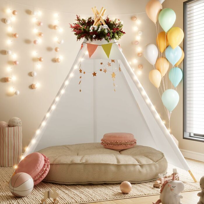 Turn Your Living Room Into a Five-Star Date Night Venue With This Giant Indoor Teepee