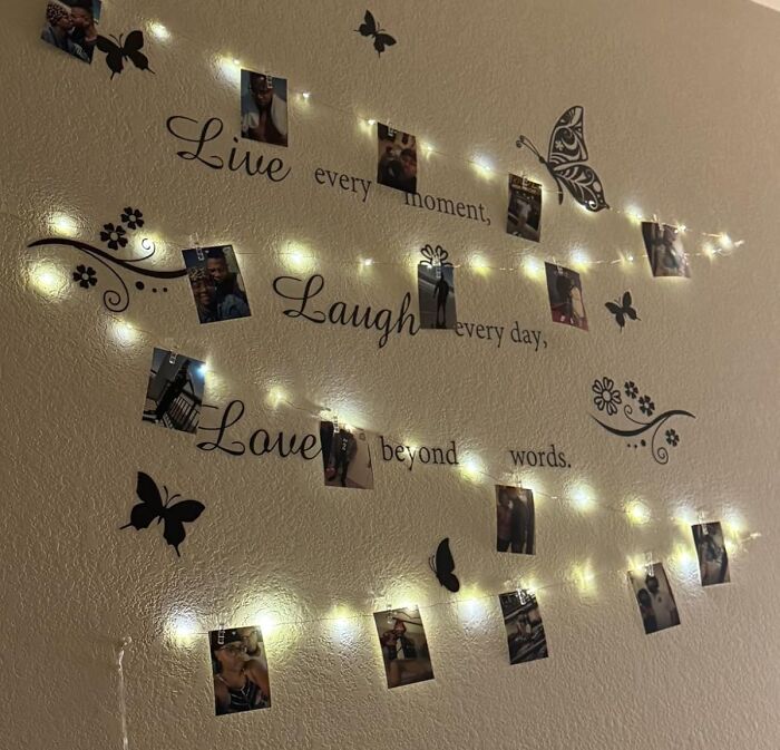 50 LED Photo Clip String Lights That Turn Any Wall Into A Memory Shrine