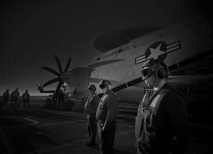 Modern Warfare’s Edge (On a Nuclear Aircraft Carrier) by Antonio Denti