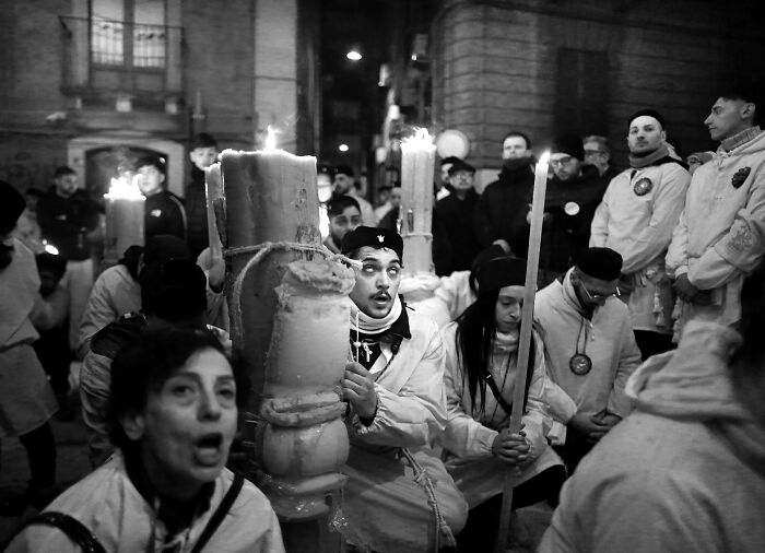 Devotion on the Edge (Catania, Italy) by Antonio Denti