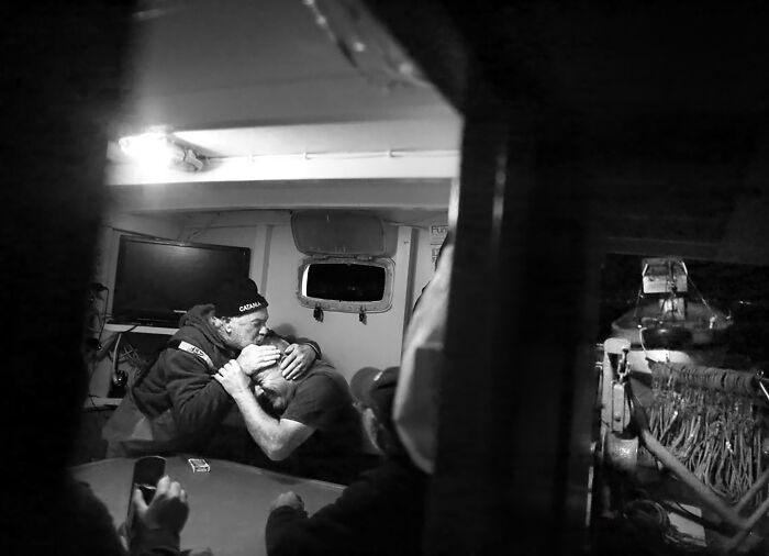 Hard Life at Sea (Ionian Sea, off Sicily) by Antonio Denti