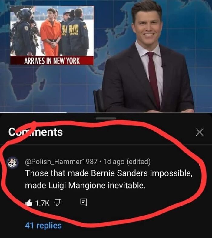 Those That Made Bernie Sanders Impossible, Made Luigi Mangione Inevitable