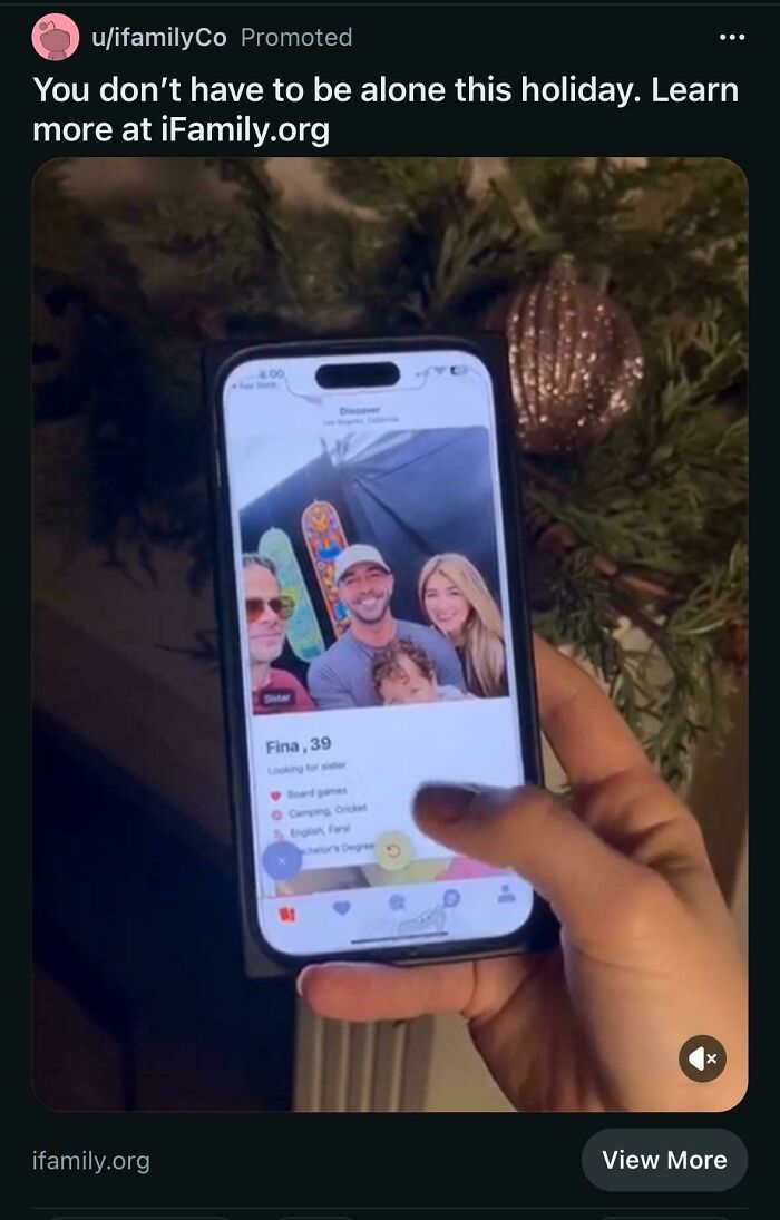 An Ad Targeting Lonely People Desperate Enough To Meet With Strangers For The Holidays