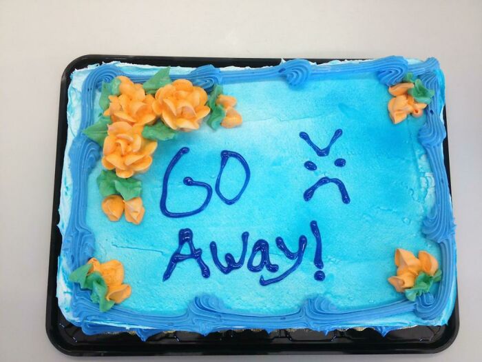 Last Day at Work and Check Out This Hilarious Cake They Gave Me