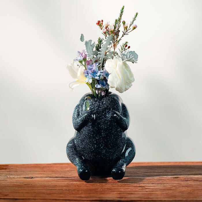 This Ceramic Turkey Vase Screams 'Quirky And Festive' (Also Slightly Weird)