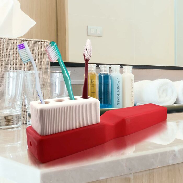 Give Your Toothbrush A Bigger, Cooler Buddy With This Giant Toothbrush Holder