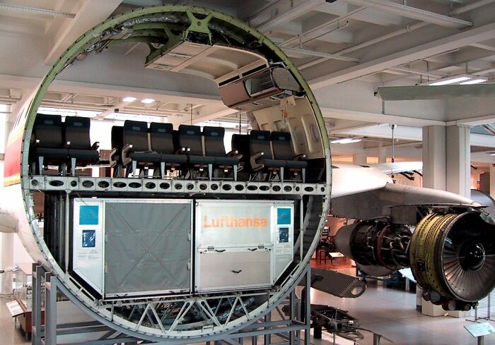 Airbus A300 Cross Section — Fly Through This Giant Pie!