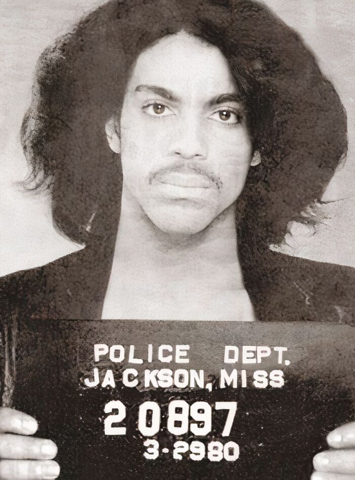 Prince’s Mugshot: Stole a Megaphone? Classic Prince Mischief