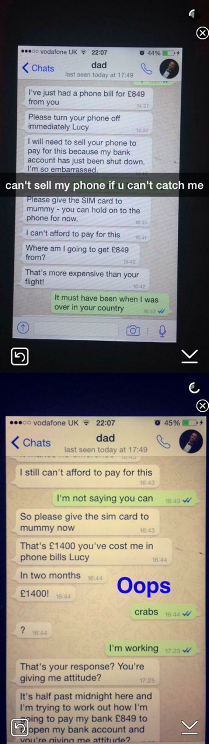 Teen Girl Maxes Out Data Plan Overseas, Mocks Parents for Being Upset