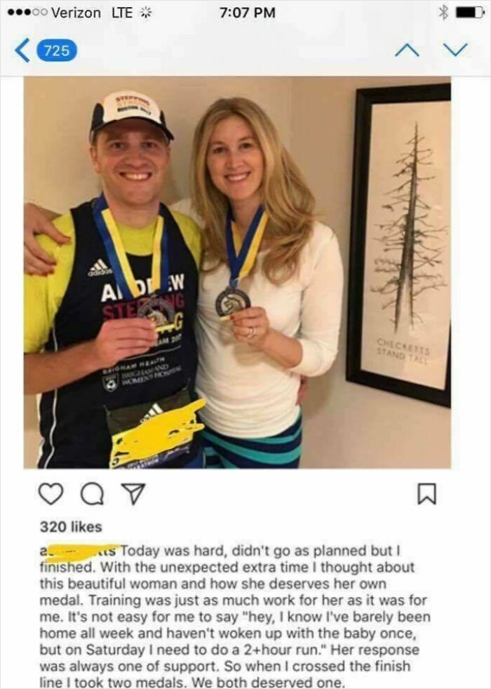 Boston Marathon Runner Swipes Extra Medal for His Wife. Brags About It.