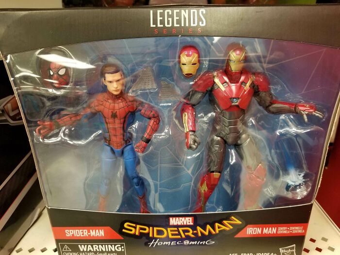 Iron Man Comes With a Removable Iron Man Mask