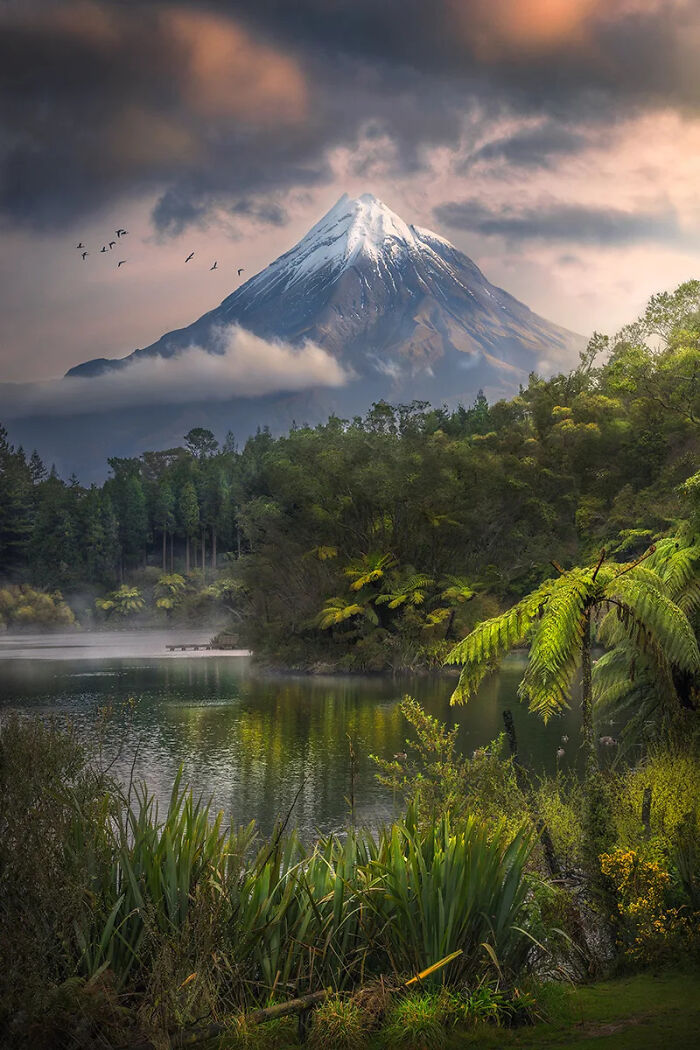 Mount Taranaki Looking Like A Mr. Perfect, New Zealand, By Lukas Trixl