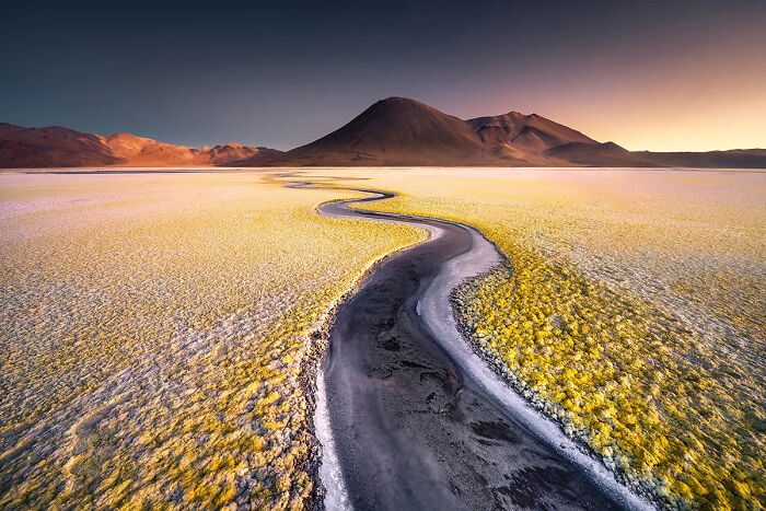 Salar De Gorbea’s Otherworldly Colors, Andes, Chile, By Karol Nienartowicz
