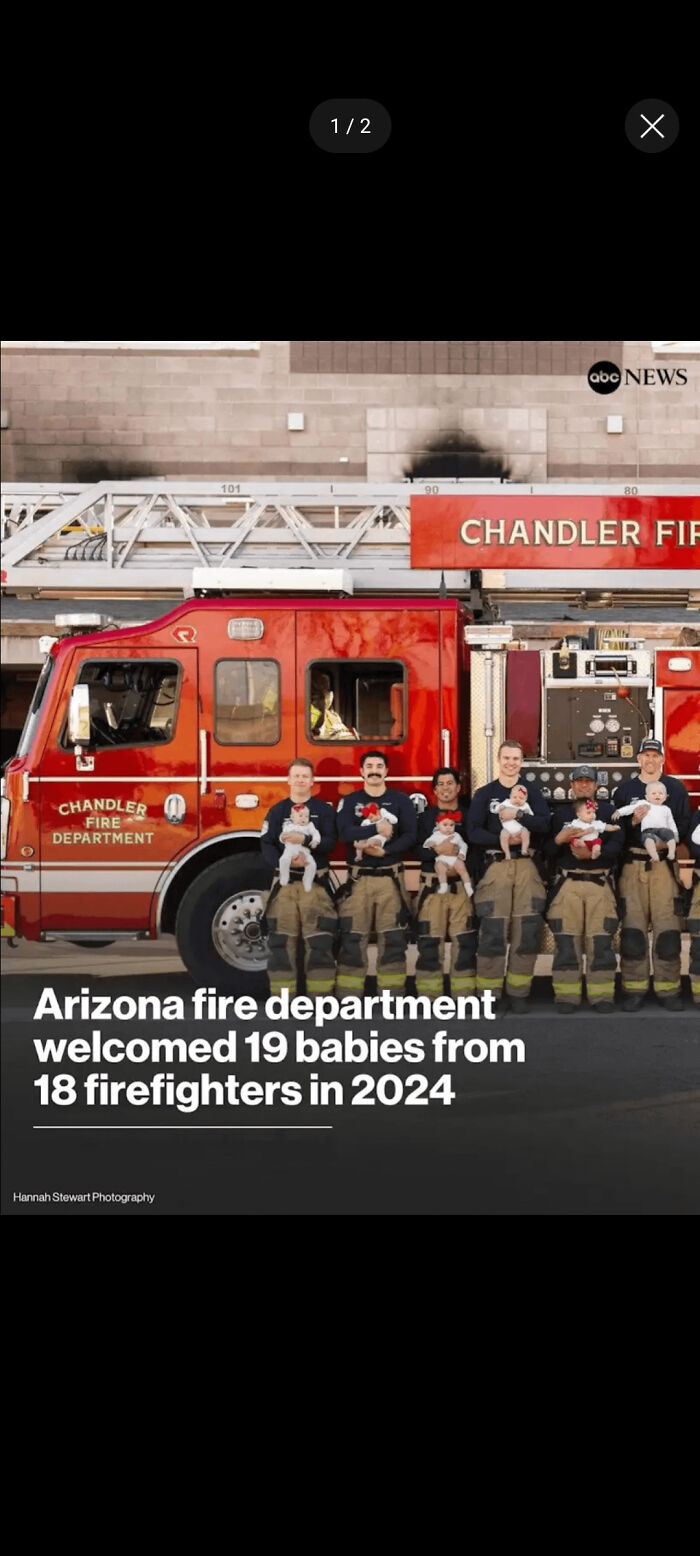 Arizona Fire Department Welcomed 19 Babies From 18 Firefighters in 2024—New Rookie Class!