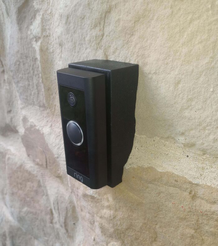 Doorbell Camera’s Custom Stone Veneer Casing, Because Why Not?