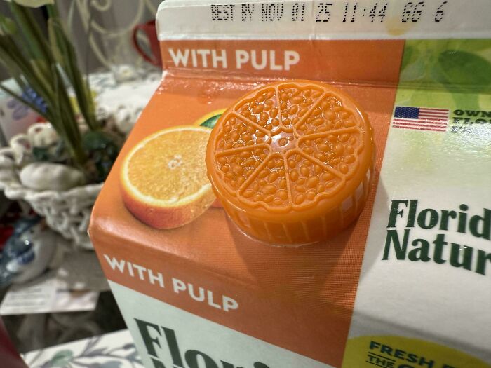 Orange Juice Cap That Went The Extra Mile