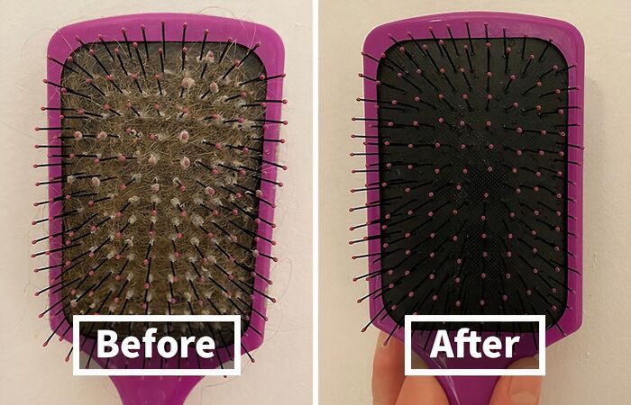 This Brush Cleaning Tool Makes Your Hairbrush Look Like New (No Gross Scrubbing!)