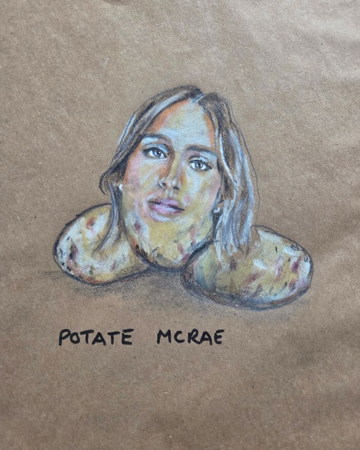 A Spud-Tacular Caricature