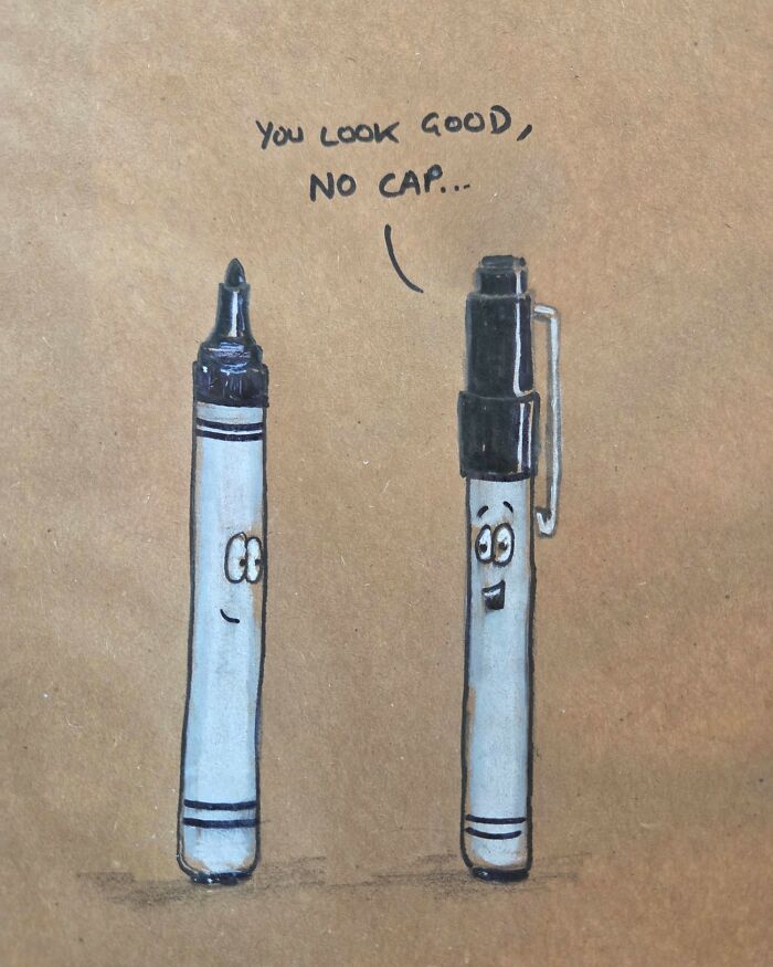 Capping Off Another Lunch Bag Joke, Literally