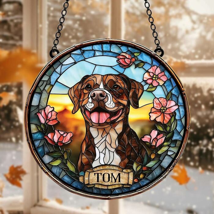 Stained Glass Pet Portrait That Turns Your Furry Friend Into A Work Of Art