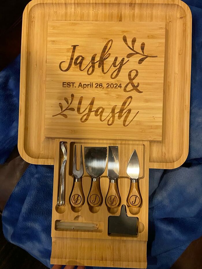 Personalized Charcuterie Board That Basically Says, "I Get Your Fancy Snack Needs"