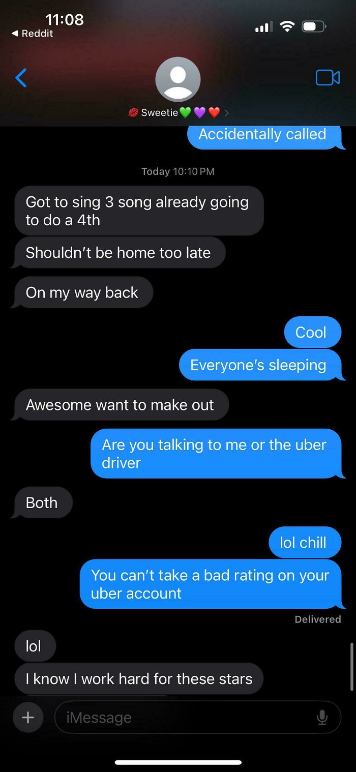 Texts With My Wife Coming Home After Karaoke Night