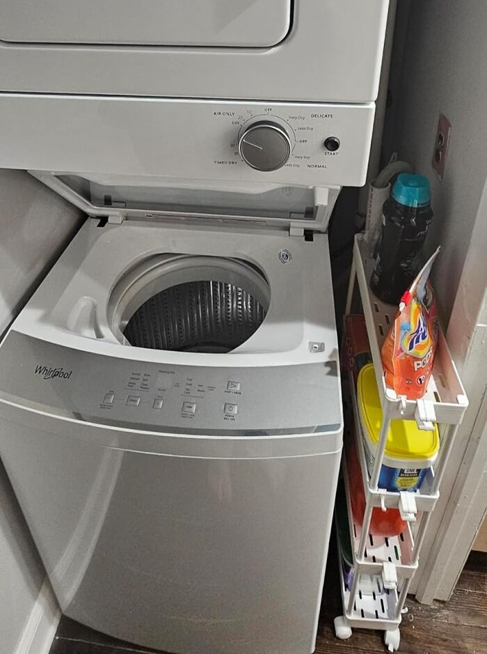 This Slim Rolling Storage Cart Makes Narrow Spaces Life’s New Best Friend