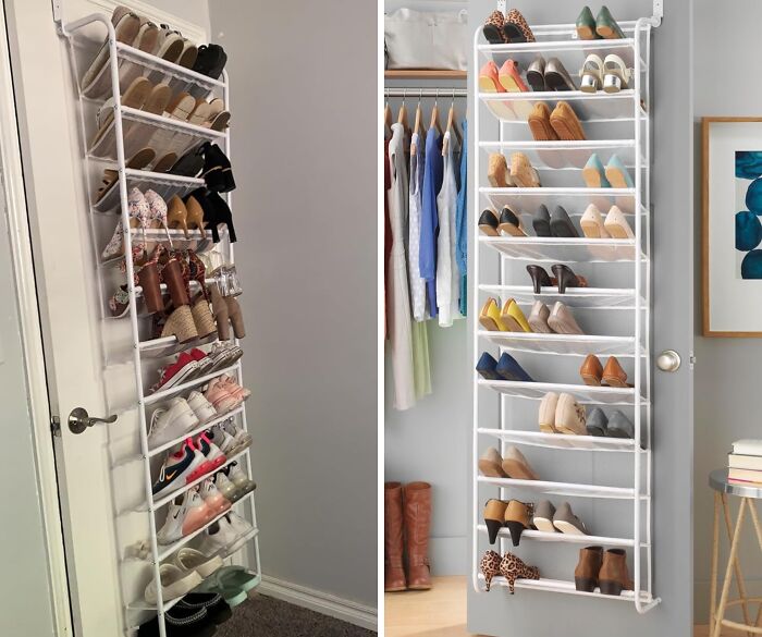 Swing Open Your Door To A Shoe Parade With This 36-Pair Organizer
