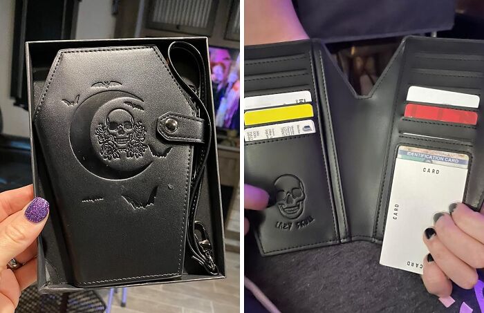 This Coffin Wallet Is Perfect For Anyone Whose Social Life Is Basically A Zombie But Fashion Never Dies