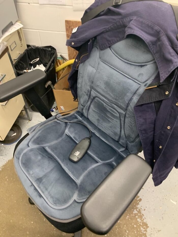 Melt Stress Away With This Heated Back Massager That Turns Any Chair Into A Cozy Throne