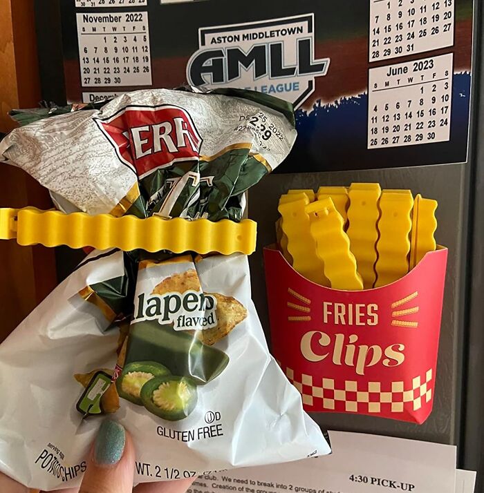 Snack Time Just Got Fun With These French Fry Bag Clips That Beat The Old Boring Ones