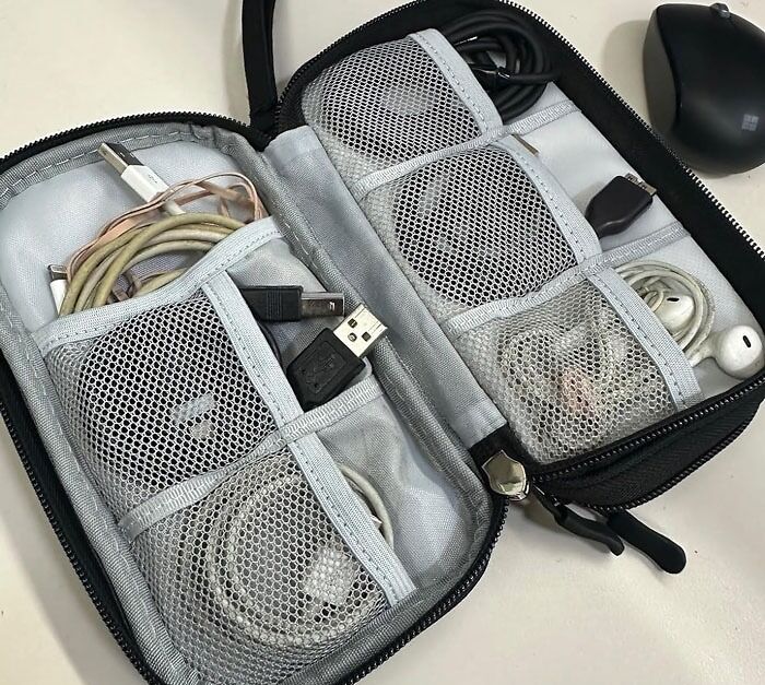 Organize Your Tech Chaos With This Travel-Friendly Organizer Pouch