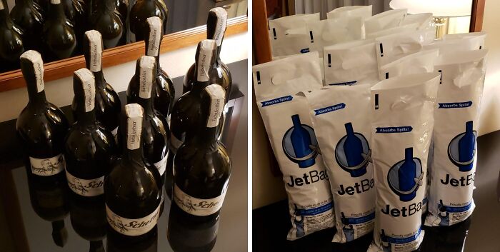 Protect Your Boozy Souvenirs With The Jet Bag Wine Protection Hero