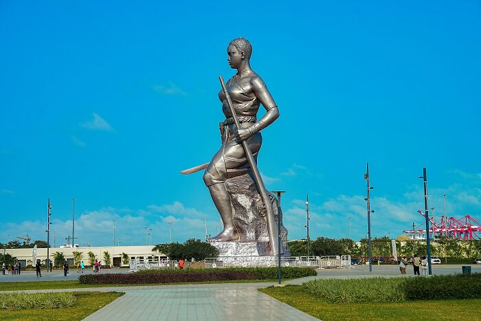 Amazon Statue, Cotonou, Benin