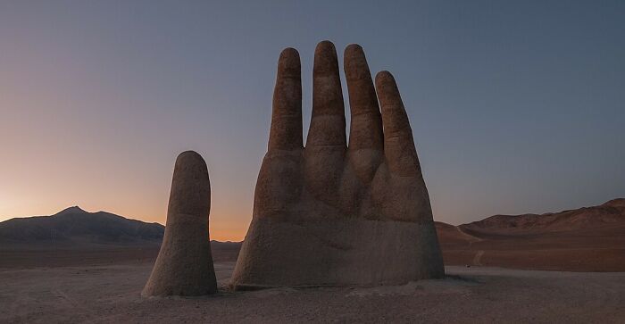 La Mano Del Desierto, Atacama Desert, Chile