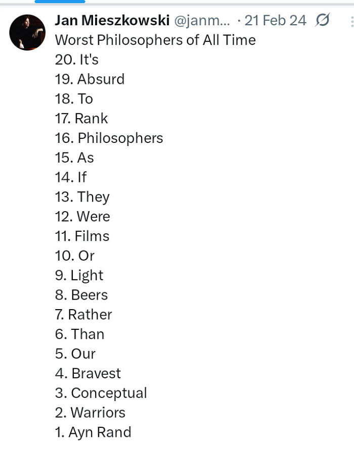 Who’s The Worst Philosopher?