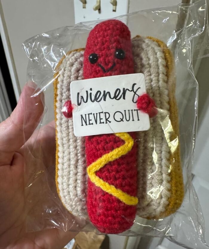 Encouraging Crochet Hot Dog: Your New Emotional Support Snack