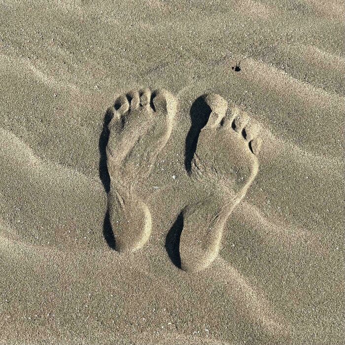 These Feet Pressed In Sand or Just Magic?