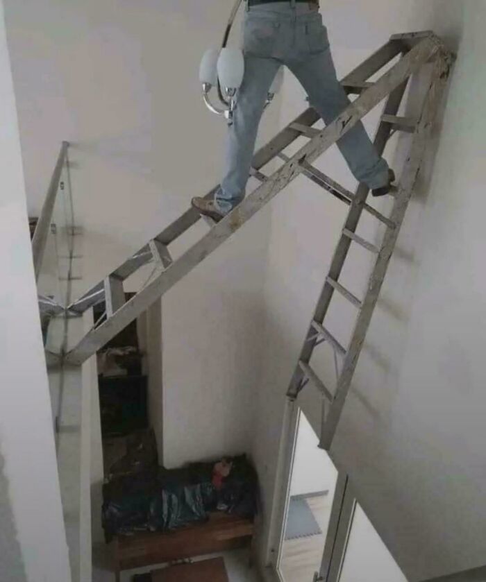 Always Use A Ladder...Or Just Don't?
