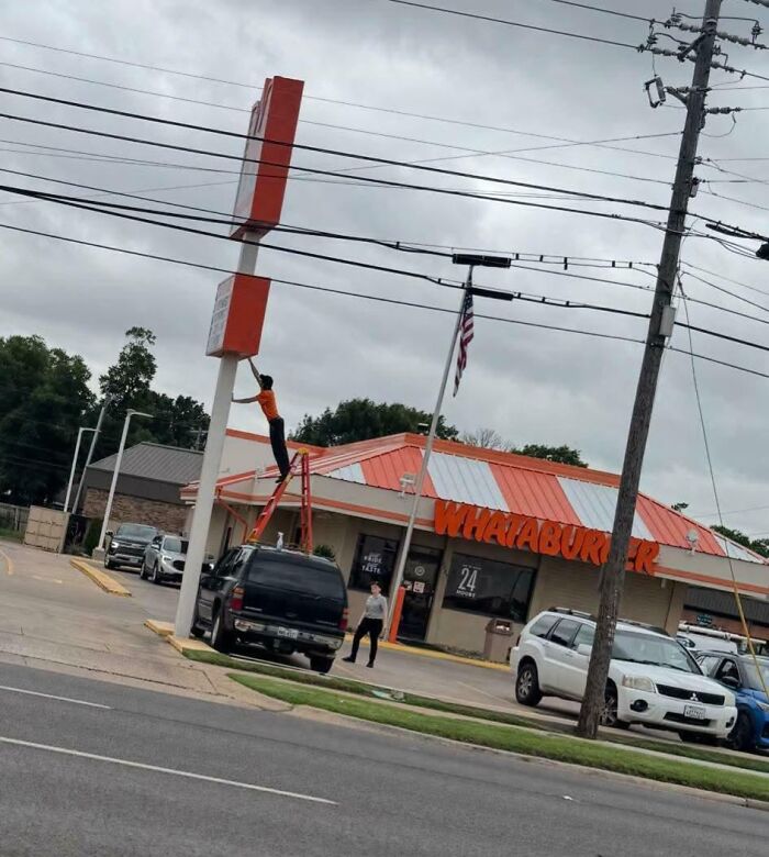 Changing the Sign at Whataburger—Safety Third?