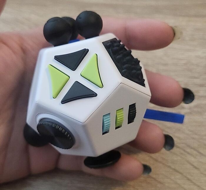 Help Them Chill With A 12-Sided Fidget Toy—Like Control-Alt-Delete for Fingers