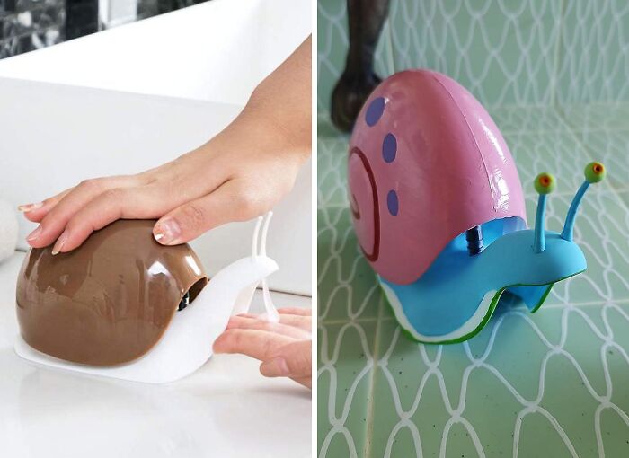 Snail Soap Dispenser Because Who Doesn’t Want A Slimy Little Kitchen Buddy?