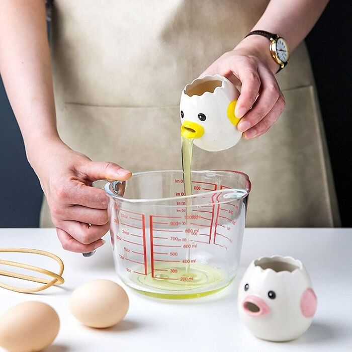 Cute Egg Separator: Makes Egg Whites Separation A Silly Science Show