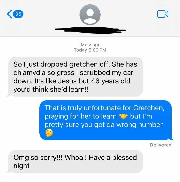 Poor Gretchen. She’s Got No Clue What’s Happening