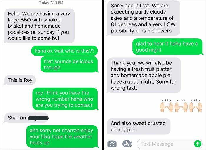 This Guy Texted Me By Mistake But Kept Bragging About His BBQ
